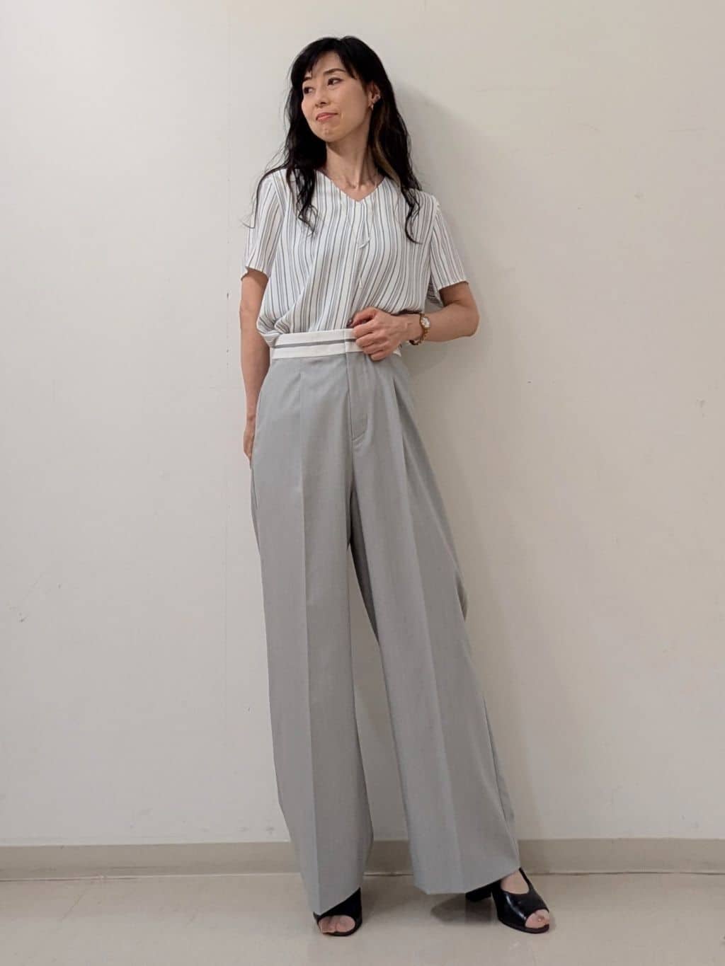 miiさんの「INDIVI｜ミニスクエアショルダー」を使ったコーディネート