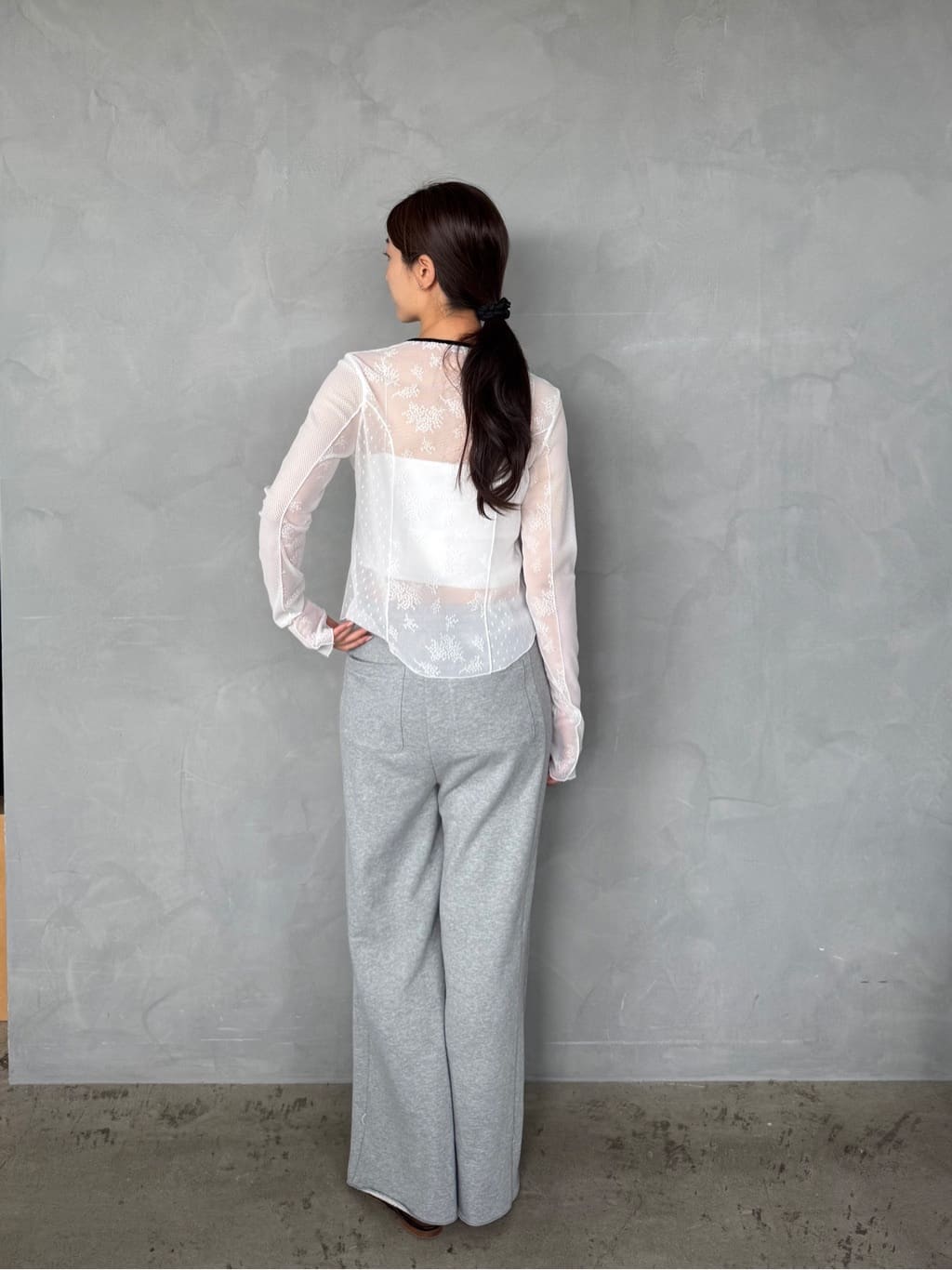 uchi__yamaさんの「CODE A｜【Re】ribbon sweat pants」を使ったコーディネート