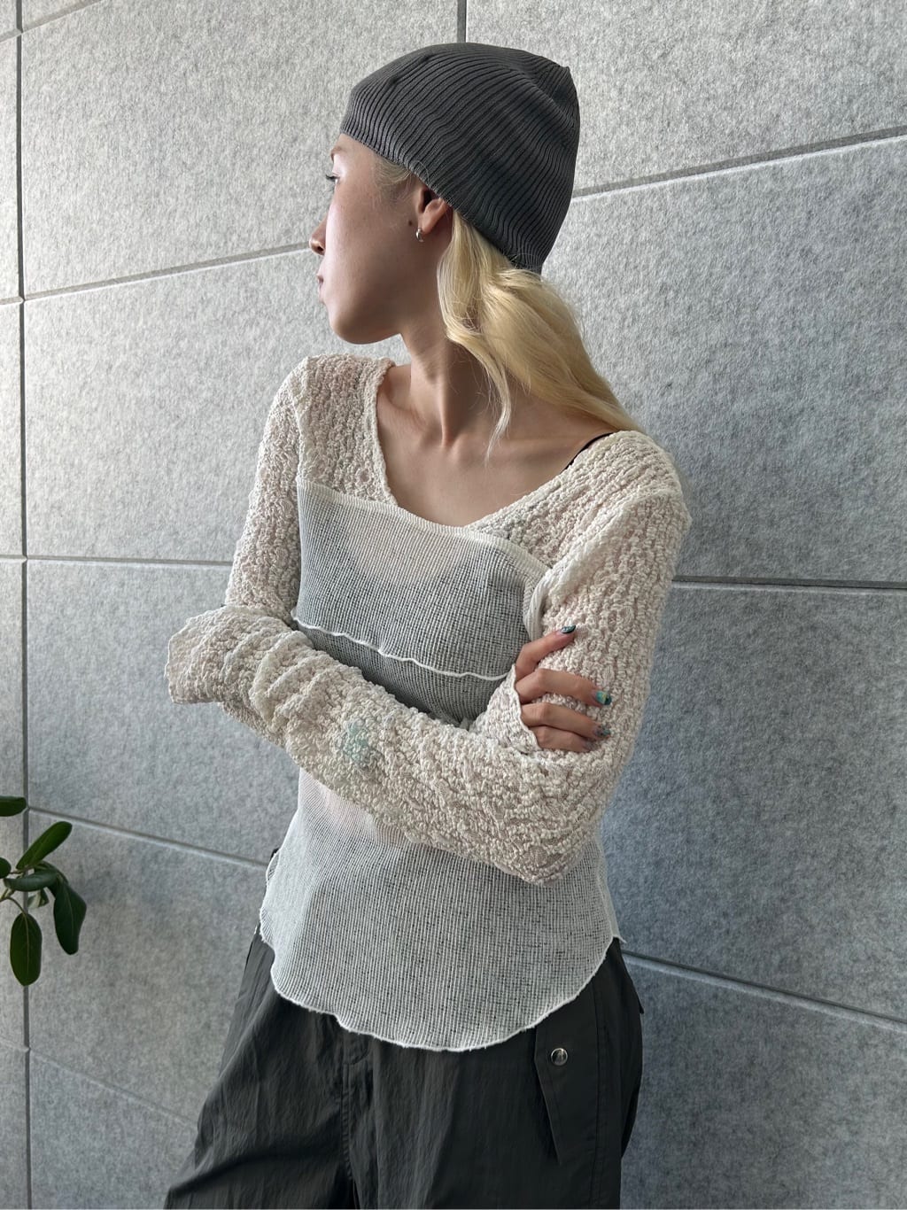 honoka Aさんの「CODE A｜Airy volume cargo」を使ったコーディネート