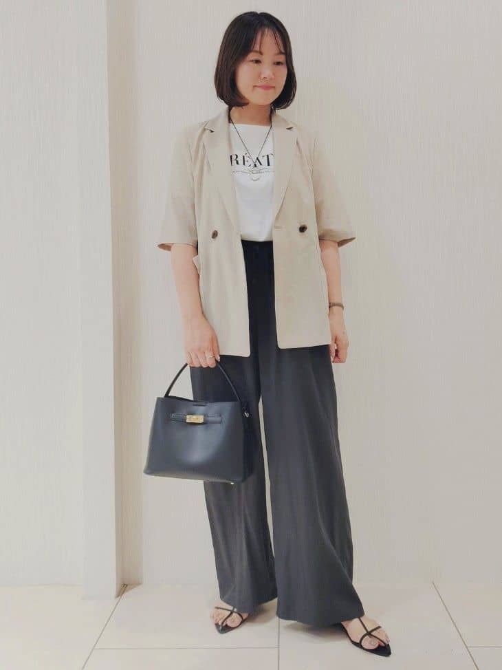 naokoさんの「UNTITLED｜ビッグオーバルネックレス」を使ったコーディネート
