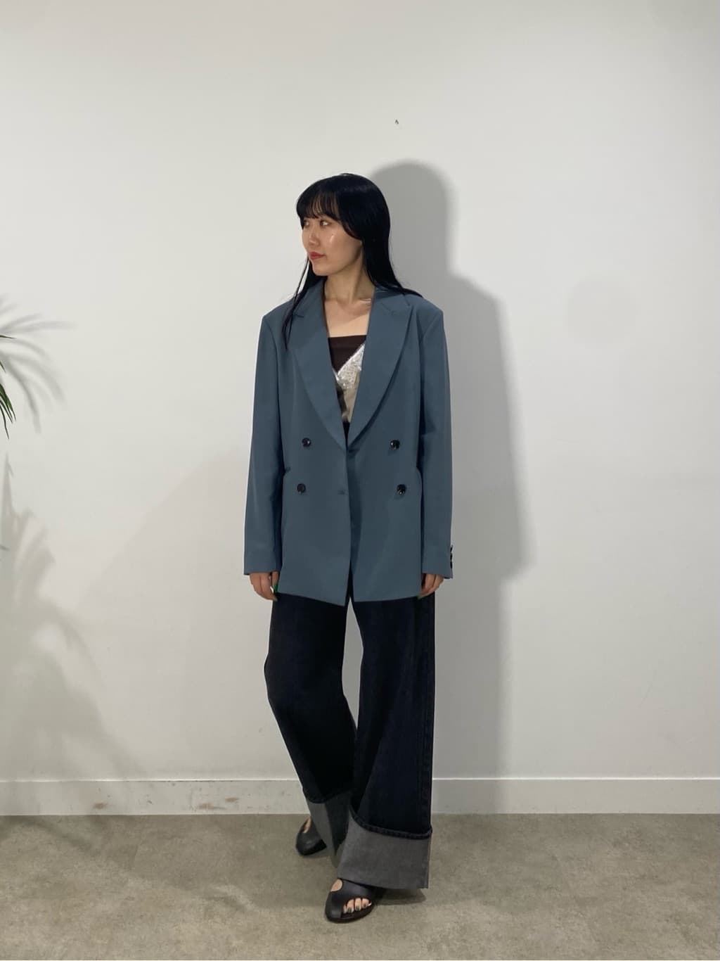 rinaさんの「INDIVI｜キャミセットカットソー」を使ったコーディネート