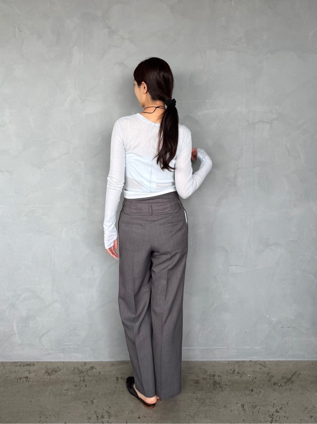 uchi__yamaさんの「CODE A｜sheer basic tee」を使ったコーディネート