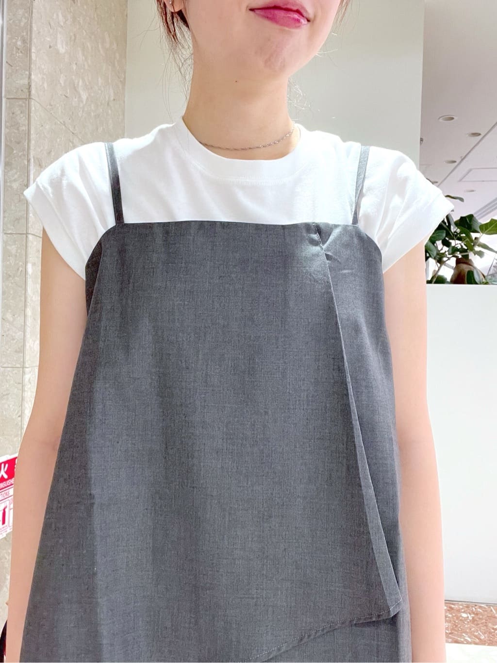 Makinoさんの「Dessin｜【洗える】チュール刺繍Tシャツ」を使ったコーディネート