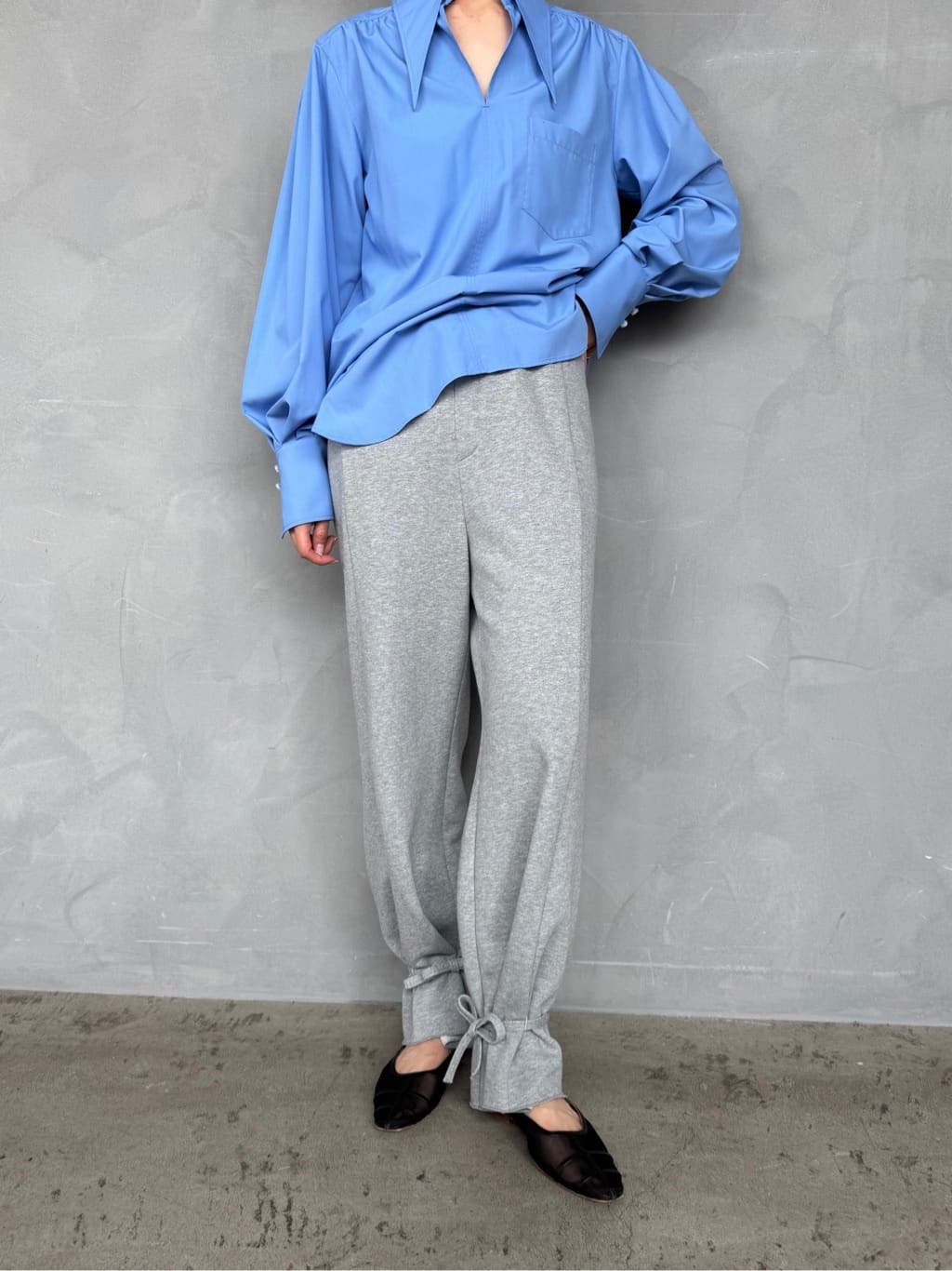 uchi__yamaさんの「CODE A｜【Re】ribbon sweat pants」を使ったコーディネート
