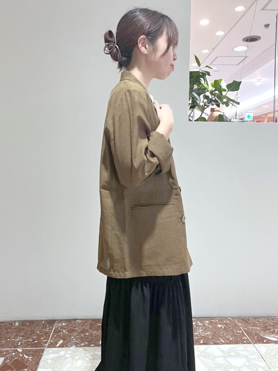 Makinoさんの「Dessin｜【洗える】オーガニックコットンフレンチスリーブ」を使ったコーディネート