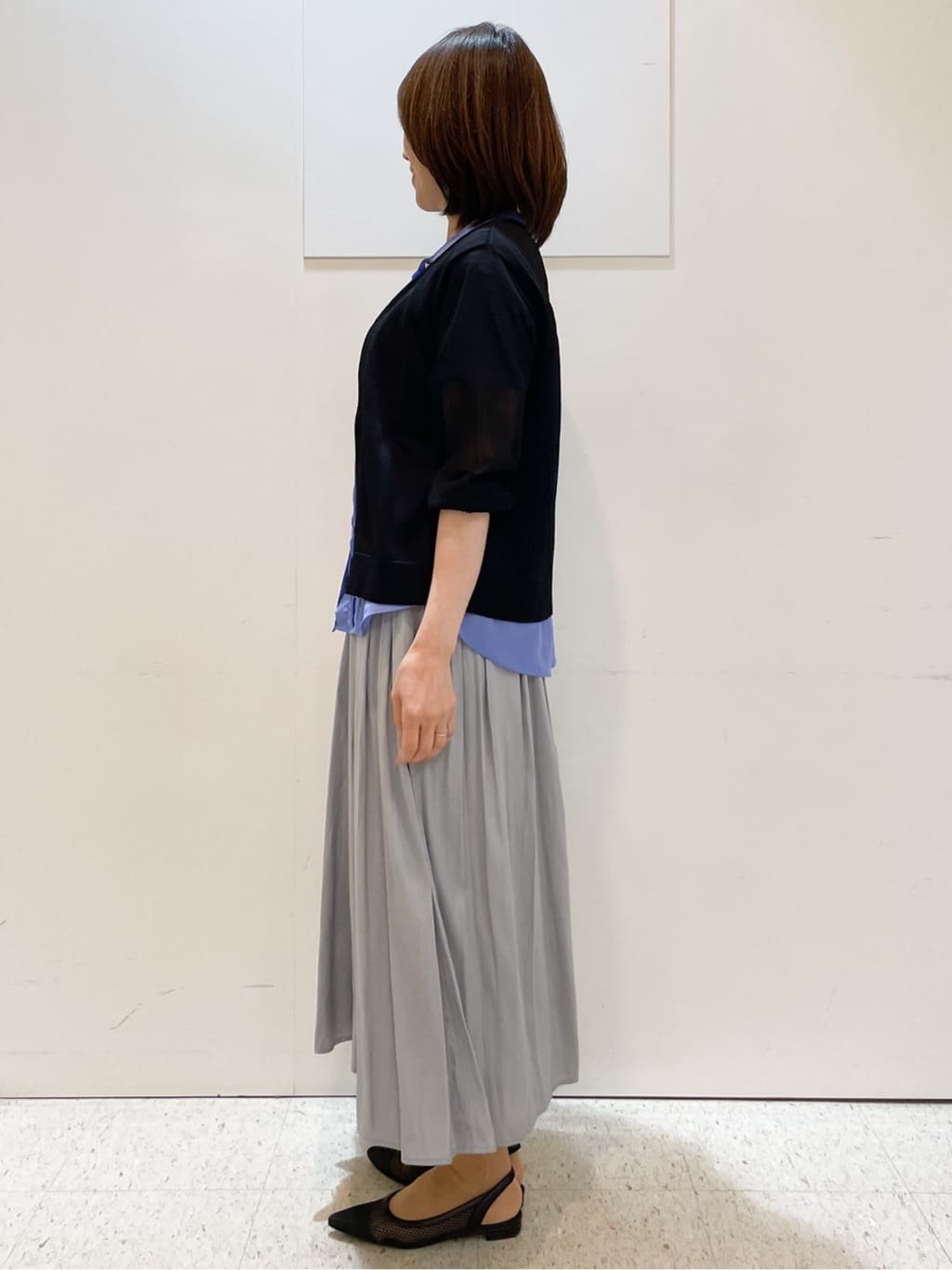 めいさんの「Reflect｜【ウエストゴム仕様／長く着られる◎】スカーチョパンツ」を使ったコーディネート