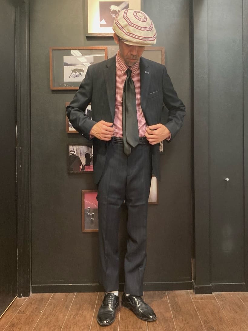 KDDさんの「TAKEO KIKUCHI｜【THE FLAGSHIP】矢絣 ストライプ スーツ」を使ったコーディネート