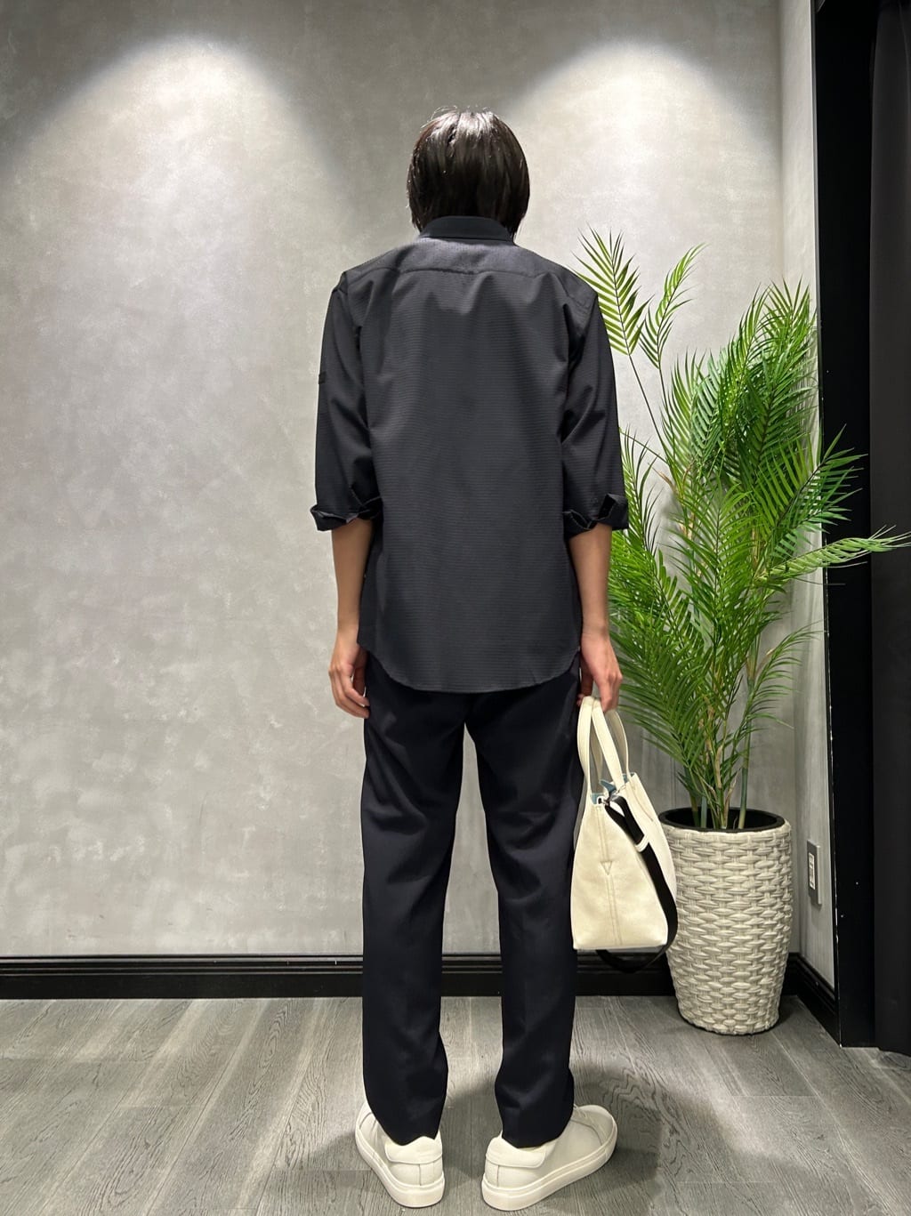 ruiさんの「TAKEO KIKUCHI｜【COOL CITY WEAR】DotAir（R）サッカー シャツ」を使ったコーディネート