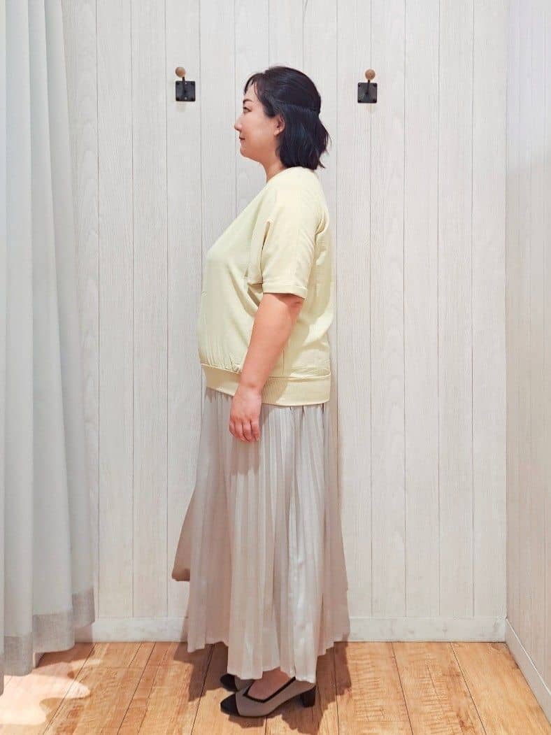 kotomiさんの「SHOO･LA･RUE｜【洗濯後しわになりにくい】さらっとタッチの 5分袖ドルマンブラウス」を使ったコーディネート