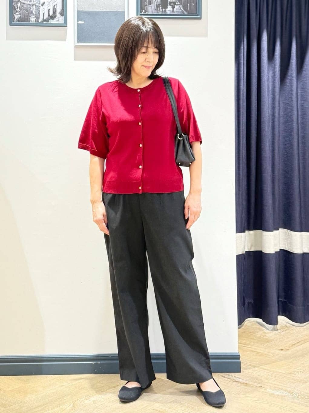 Lilyさんの「grove｜洗えるフェザーニットパンプス」を使ったコーディネート