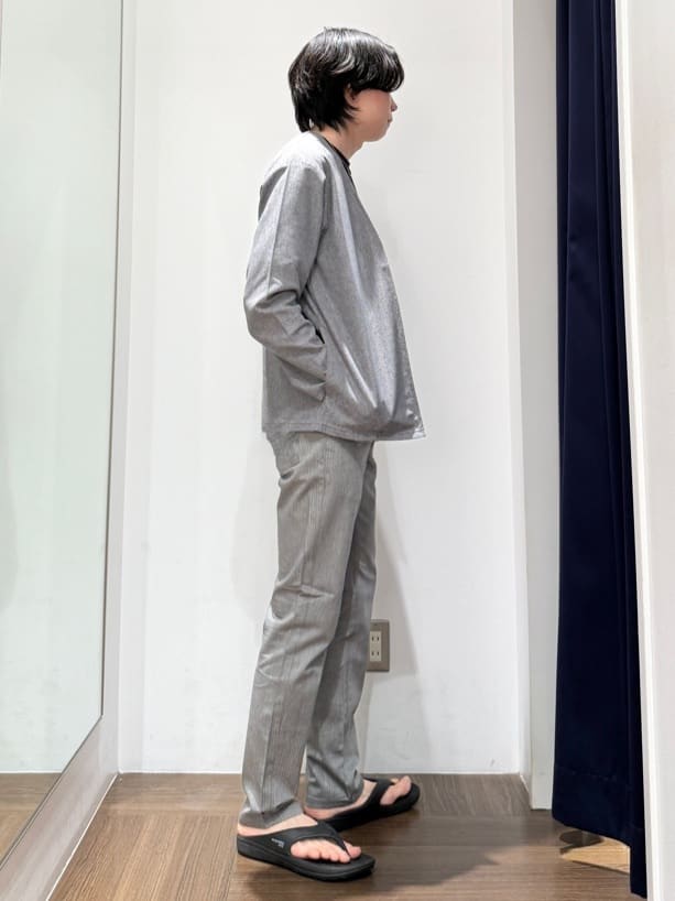 Tightさんの「THE SHOP TK｜シャリルジャージ カーディガン 洗濯機OK/吸水速乾/イージーケア/セットアップ可」を使ったコーディネート