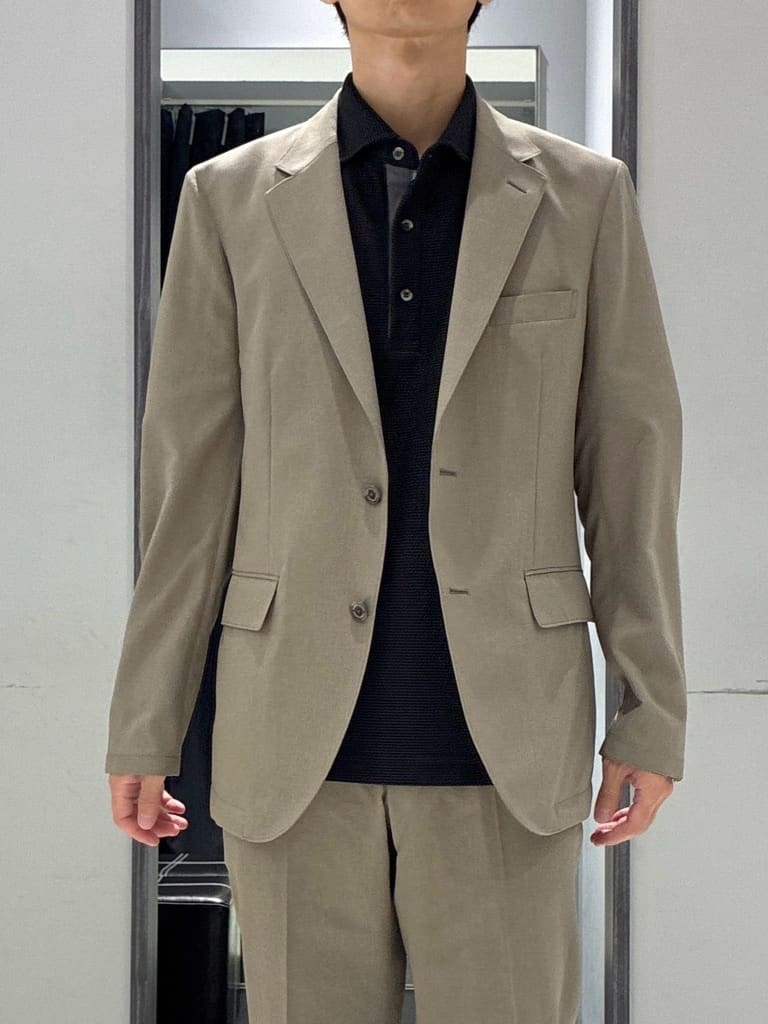 わいずみさんの「TAKEO KIKUCHI｜【COOL CITY WEAR】アーバンクール ジャケット /接触冷感・吸水速乾」を使ったコーディネート