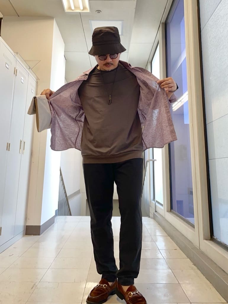 MAKOTO AIさんの「TAKEO KIKUCHI｜【COOL CITY WEAR】テーラードTシャツ /接触冷感」を使ったコーディネート
