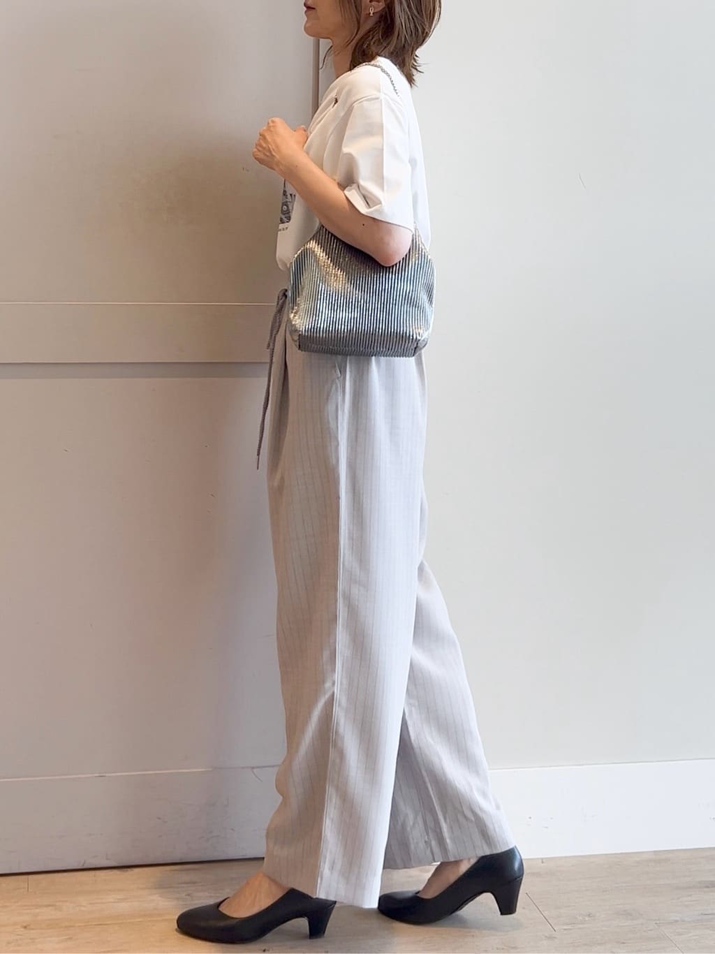 yamakoさんの「grove｜ロープベルトで差がつく 洗練リラックスパンツ」を使ったコーディネート