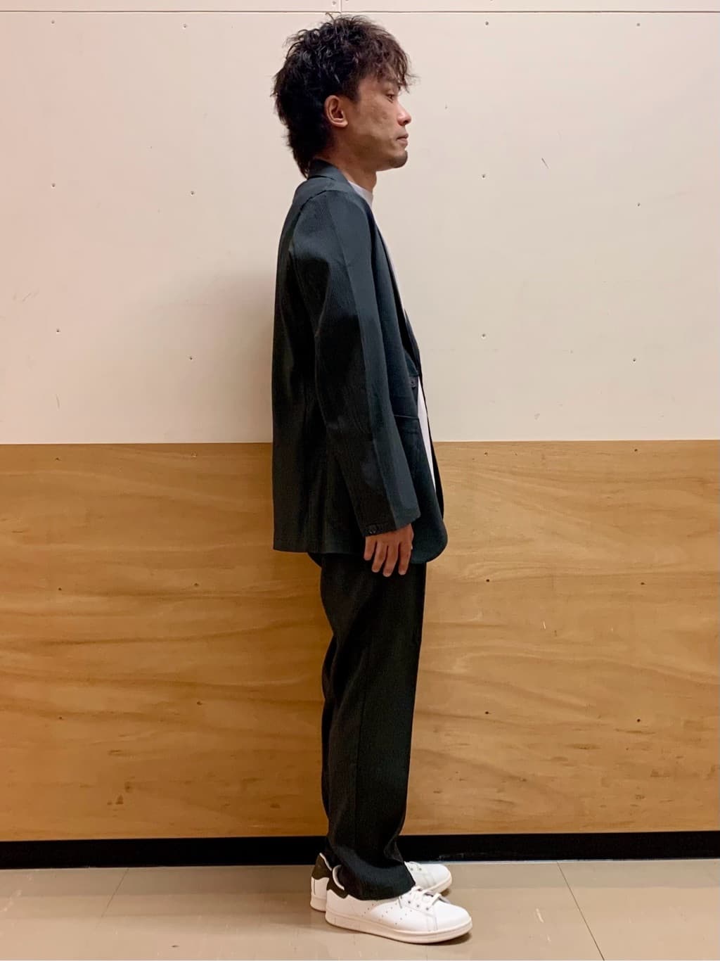 MATUさんの「THE SHOP TK｜【Begin/ビギン10月号掲載】楊柳スマートジャケット　軽量/洗濯機OK/セットアップ可」を使ったコーディネート