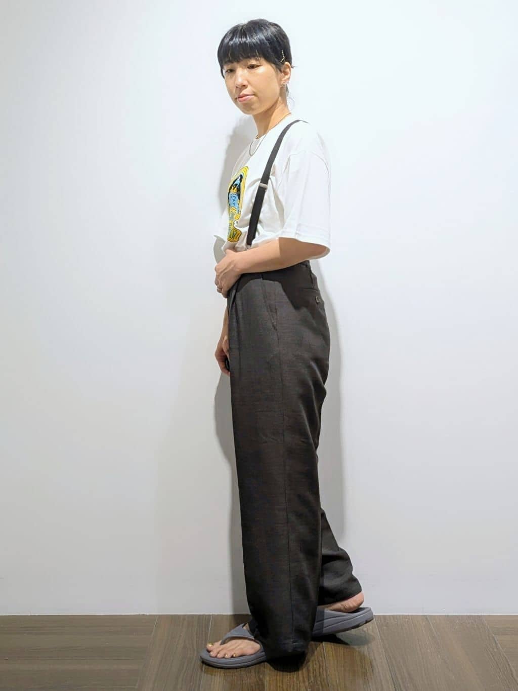 4410さんの「THE SHOP TK｜セサミストリートTシャツ」を使ったコーディネート