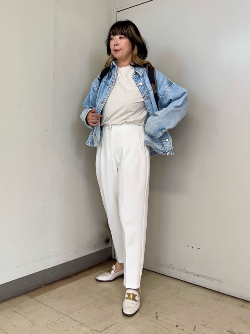 iwさんの「TAKEO KIKUCHI｜【COOL CITY WEAR】テーラードTシャツ /接触冷感」を使ったコーディネート