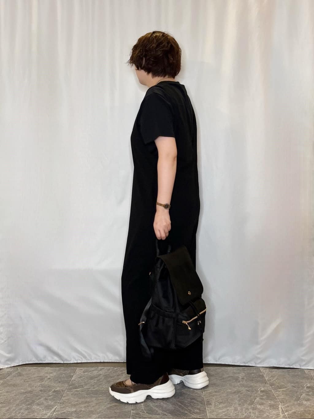 たみさんの「SHOO･LA･RUE｜【前後2WAY/洗える】さらっと着られるサロペット」を使ったコーディネート