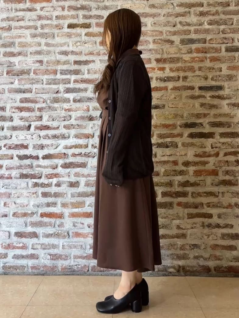 tokiさんの「THE SHOP TK｜5分袖シャツワンピース【防シワ/吸水速乾/UVケア/洗濯機OK】」を使ったコーディネート