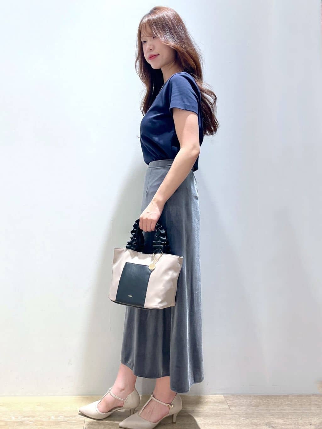 Mimさんの「index｜《S-LLサイズ》フロッキーロゴTシャツ【接触冷感／UVケア／洗濯機洗い可】」を使ったコーディネート