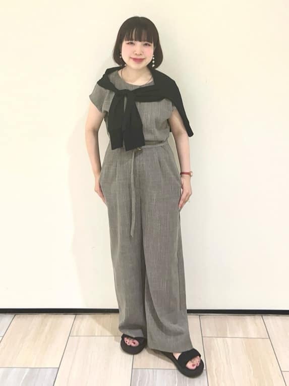 Mitsukiさんの「UNTITLED｜【接触冷感/オールインワン/洗える】梳毛調合繊コンビネゾン」を使ったコーディネート