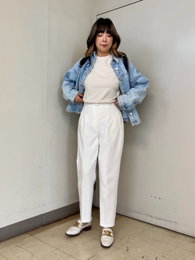 iwさんの「TAKEO KIKUCHI｜【COOL CITY WEAR】テーラードTシャツ /接触冷感」を使ったコーディネート