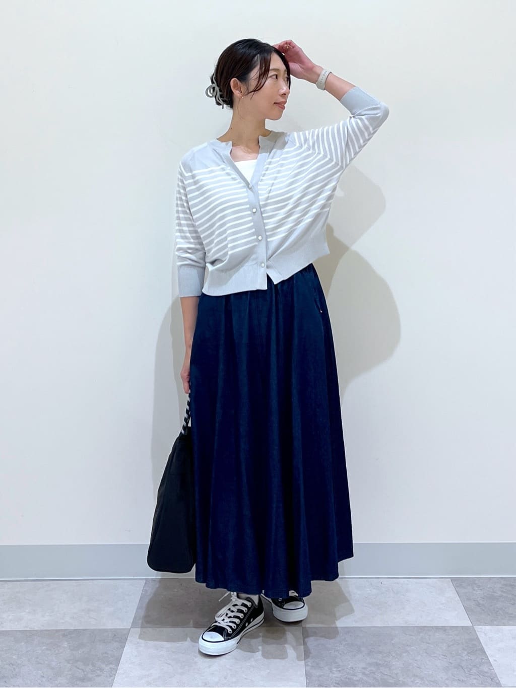 canaさんの「Dessin｜【2WAY・洗える】リブタンクトップ」を使ったコーディネート