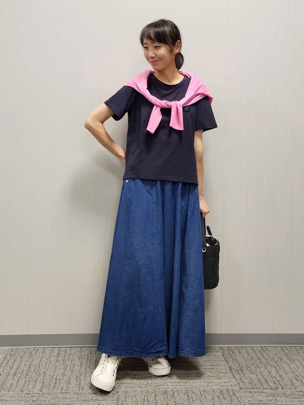 naraさんの「Dessin｜【洗える】チュール刺繍Tシャツ」を使ったコーディネート