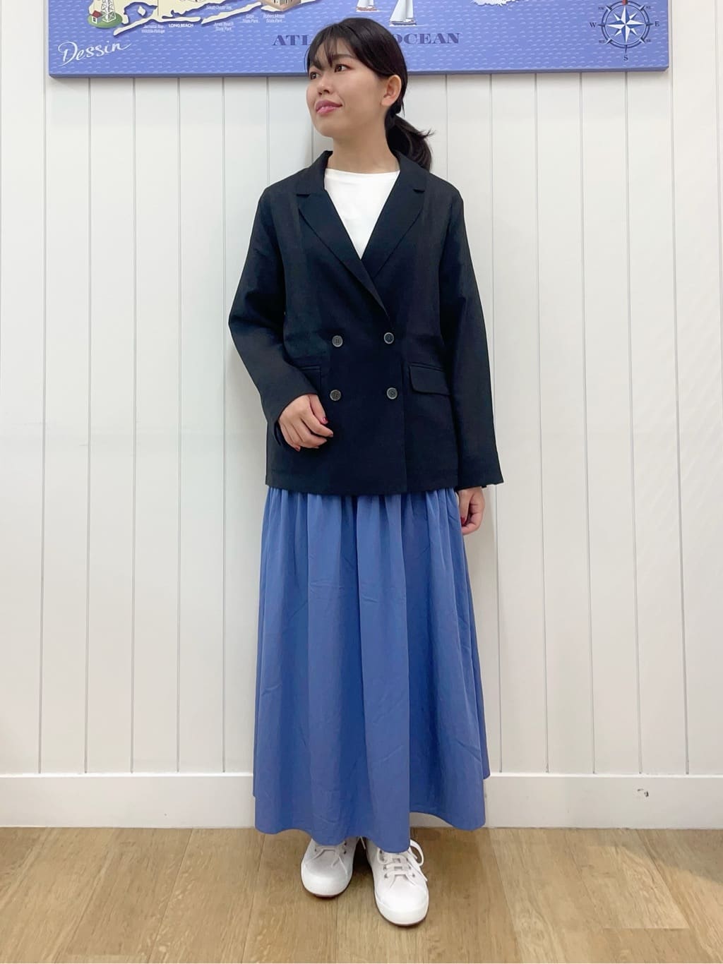 Mayaさんの「Dessin｜【洗える】チュール刺繍Tシャツ」を使ったコーディネート