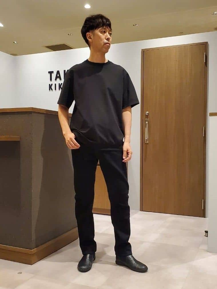 ishidaさんの「TAKEO KIKUCHI｜【COOL CITY WEAR】DotAir（R）サッカー シャツ」を使ったコーディネート