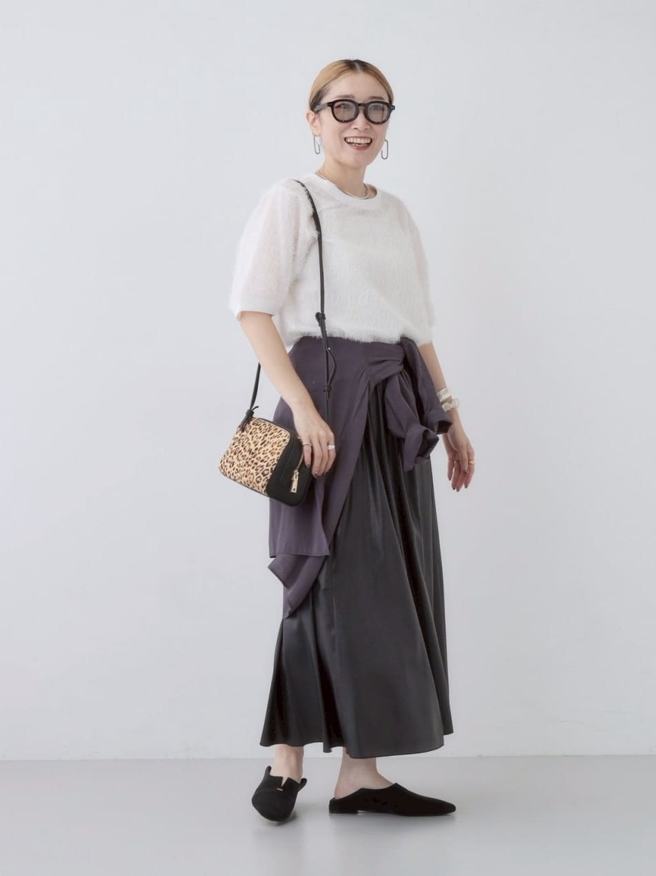 kotakiさんの「INDIVI｜ヘアリージャカードトップス」を使ったコーディネート