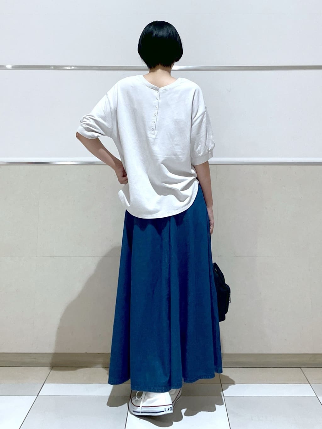 eriko さんの「Dessin｜【洗える】シアーオンブレーチェックシャツ」を使ったコーディネート