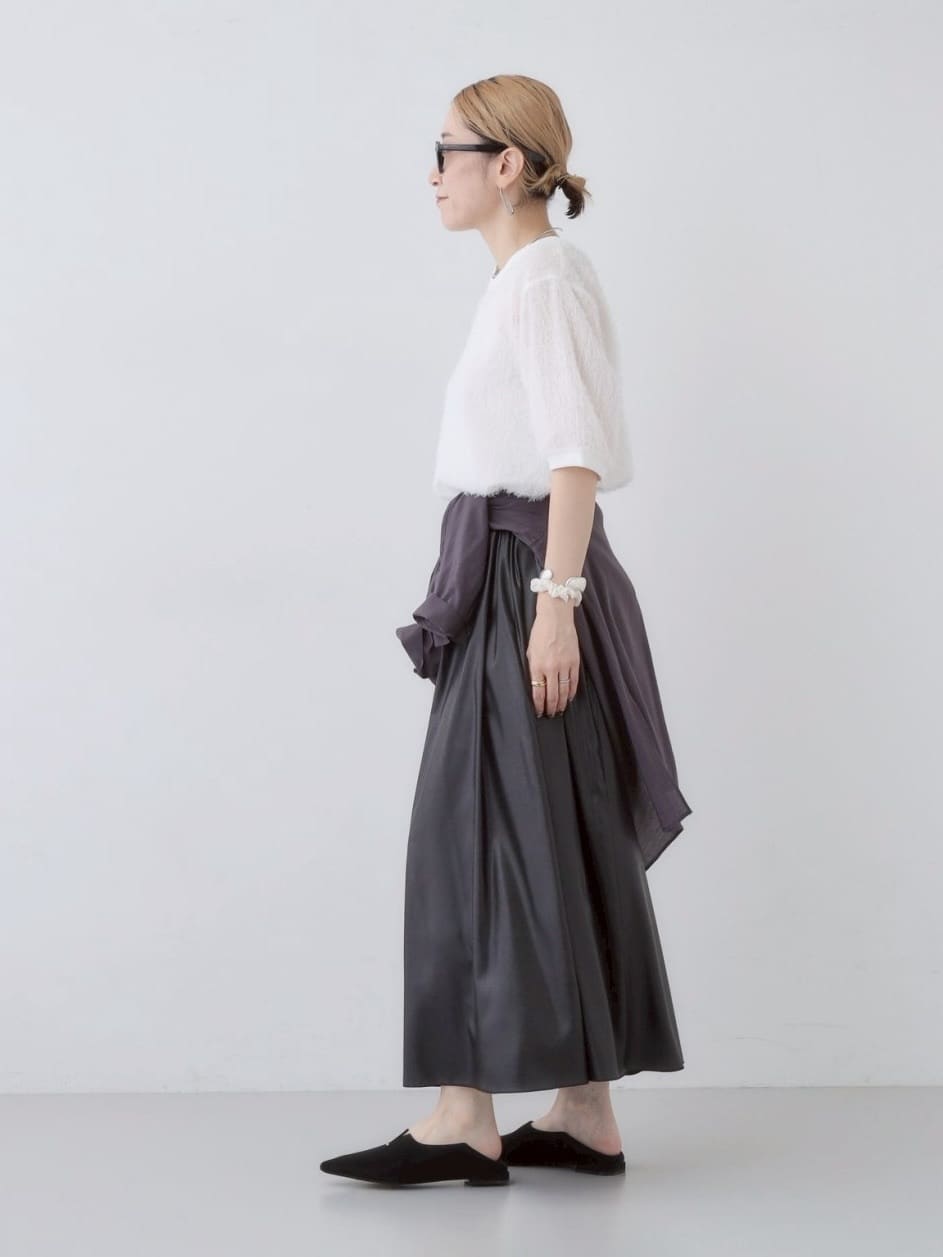 kotakiさんの「INDIVI｜ヘアリージャカードトップス」を使ったコーディネート