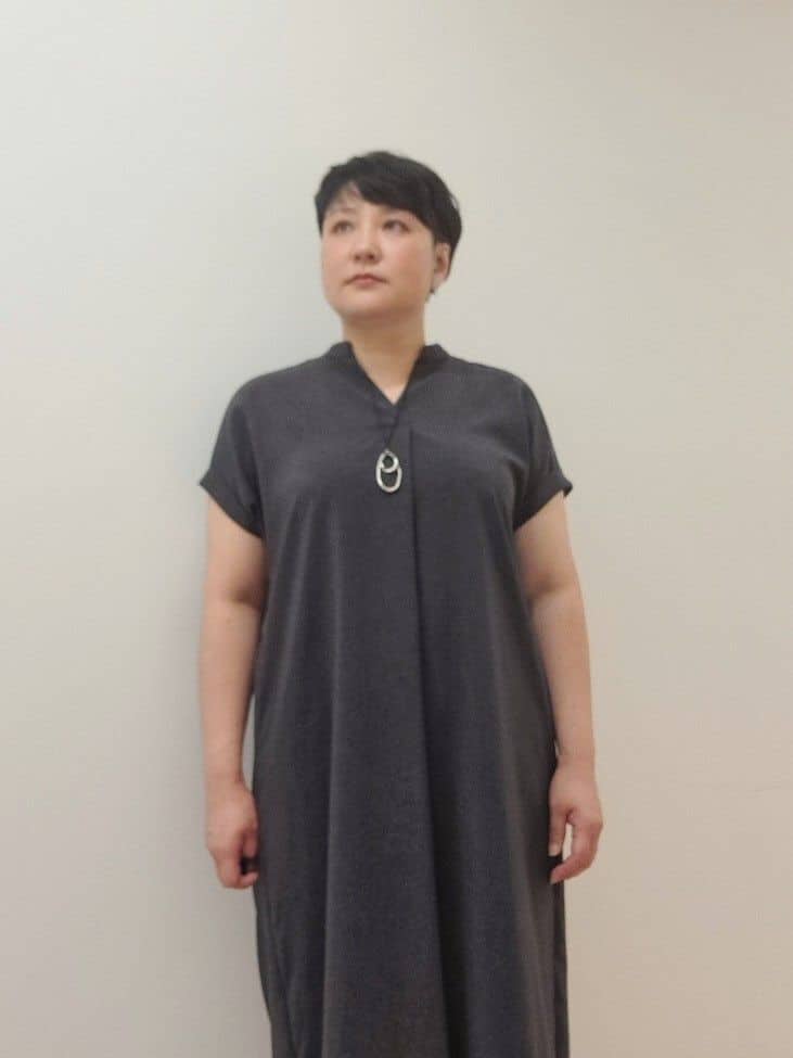 ますこさんの「UNTITLED｜【UV/はっ水】リラククールワンピース」を使ったコーディネート