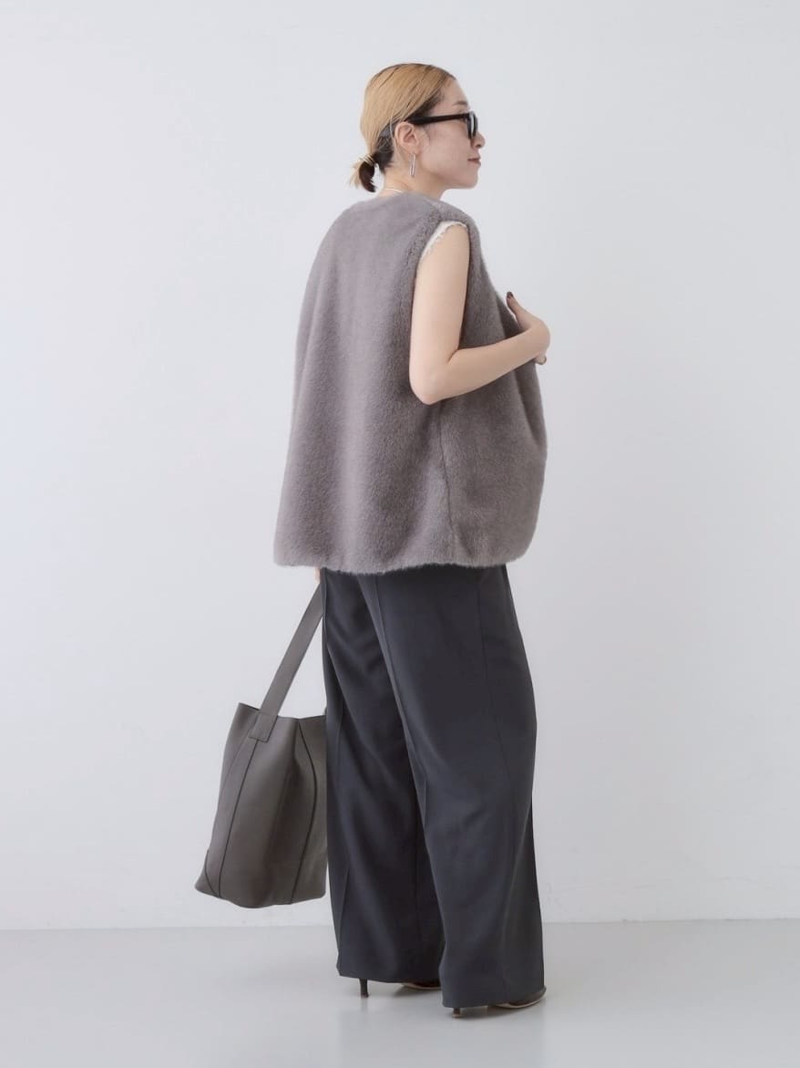 kotakiさんの「INDIVI｜ミンク調フェイクファージレ」を使ったコーディネート