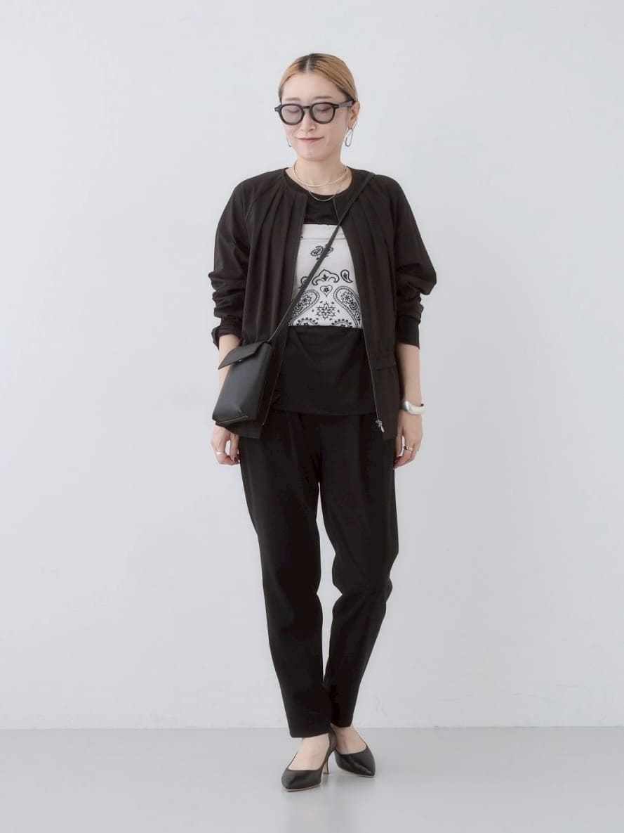 kotakiさんの「INDIVI｜ストレッチシアーロングTシャツ」を使ったコーディネート