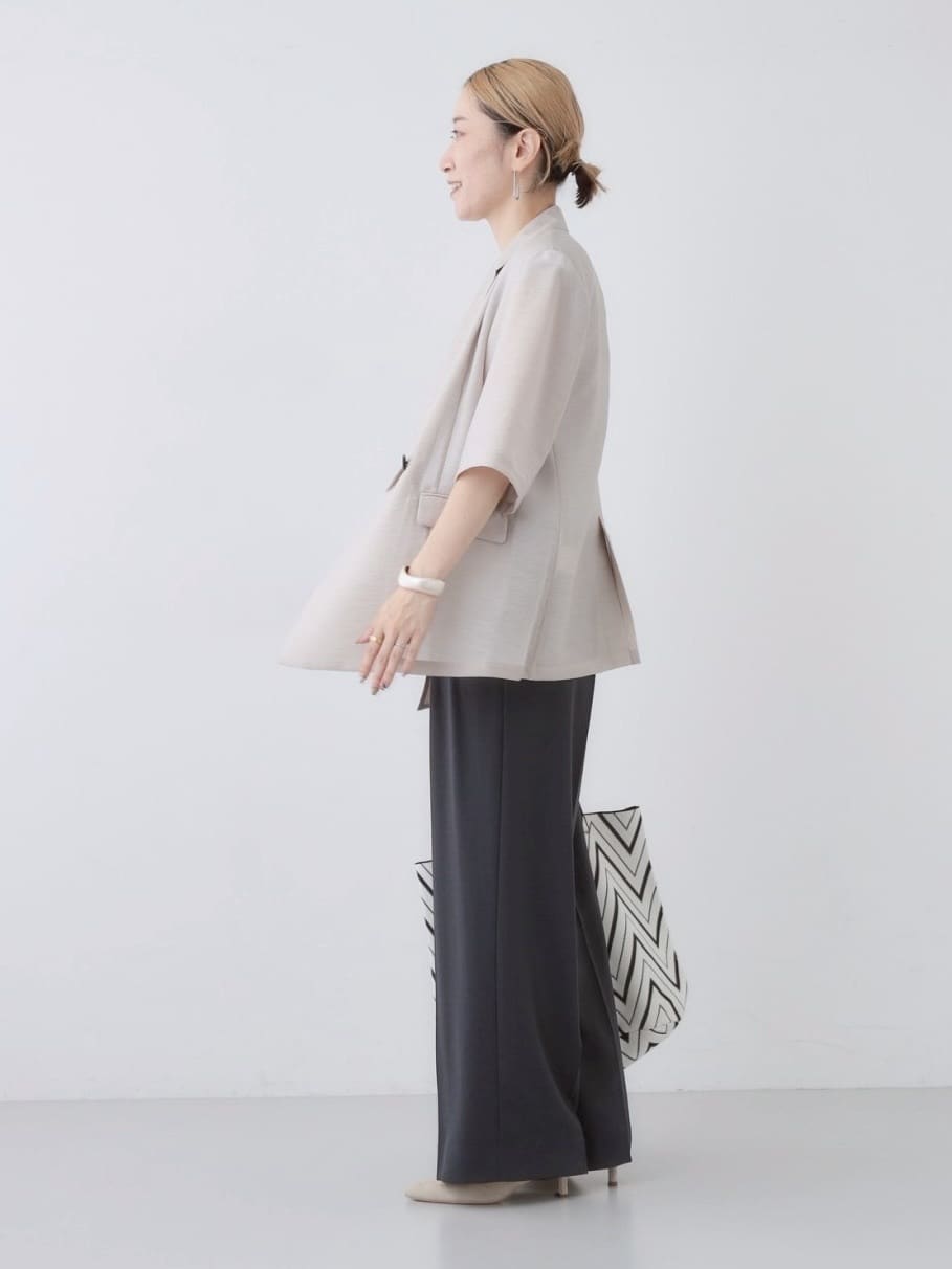 kotakiさんの「INDIVI｜ライトダブルジャケット」を使ったコーディネート