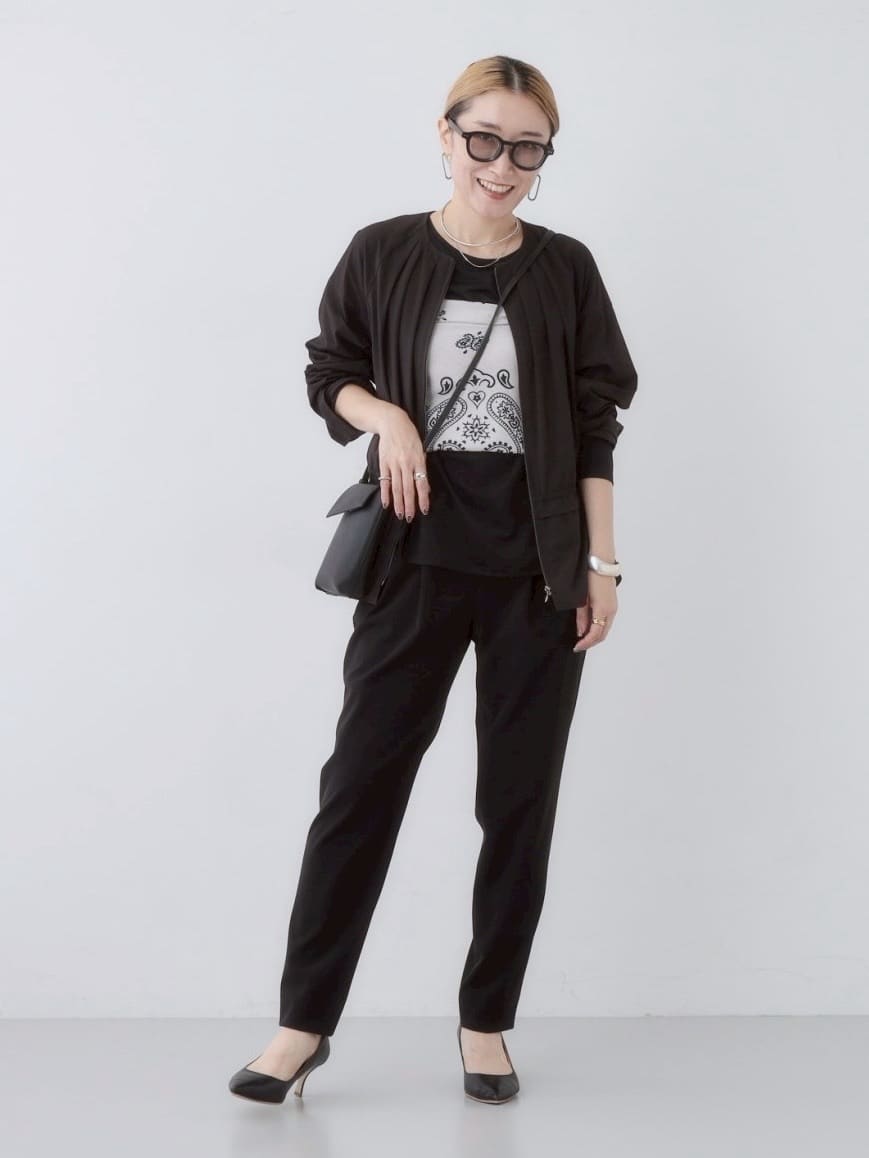 kotakiさんの「INDIVI｜ストレッチシアーロングTシャツ」を使ったコーディネート