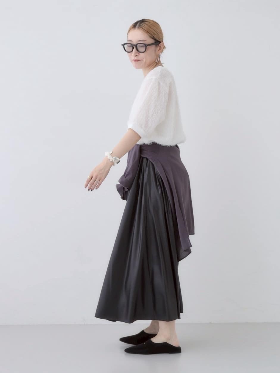 kotakiさんの「INDIVI｜ヘアリージャカードトップス」を使ったコーディネート