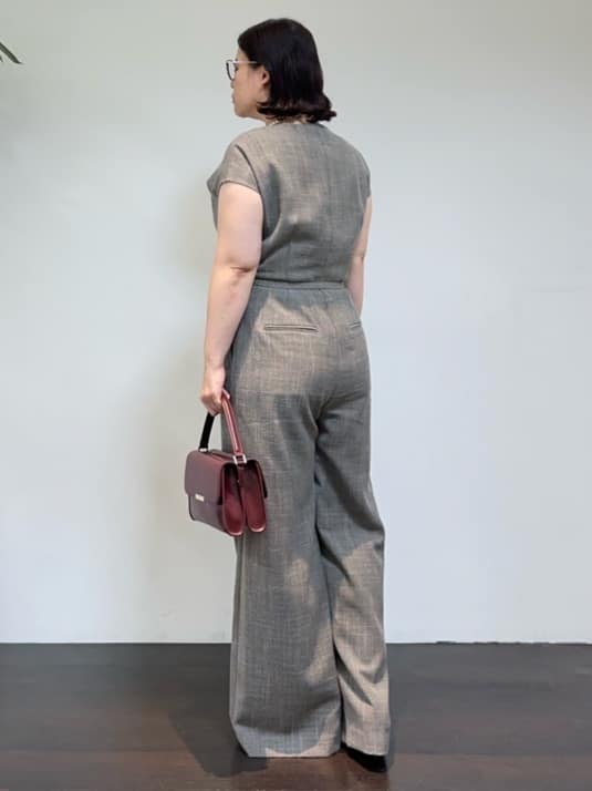 Asamiさんの「UNTITLED｜【接触冷感/オールインワン/洗える】梳毛調合繊コンビネゾン」を使ったコーディネート