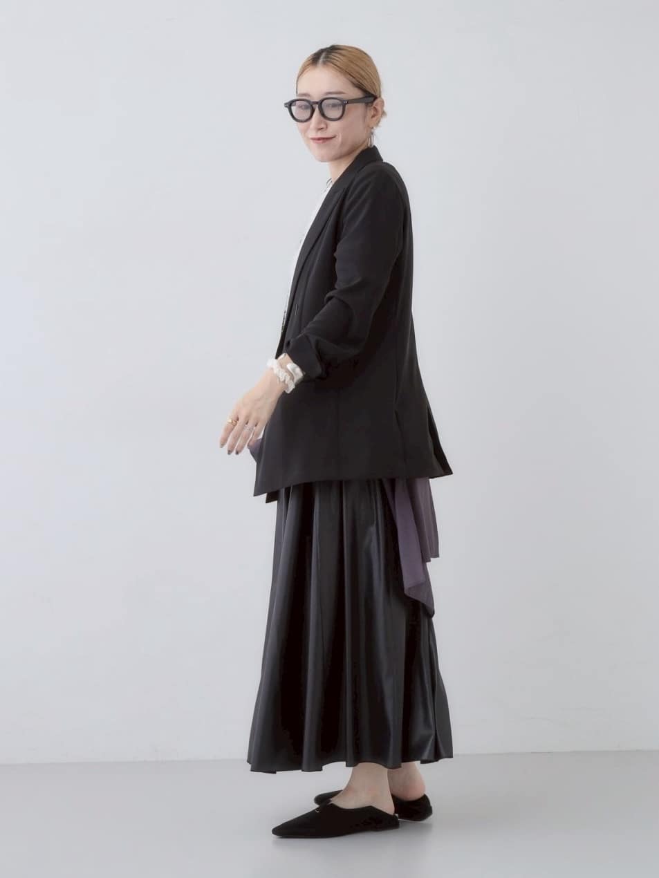 kotakiさんの「INDIVI｜ヘアリージャカードトップス」を使ったコーディネート