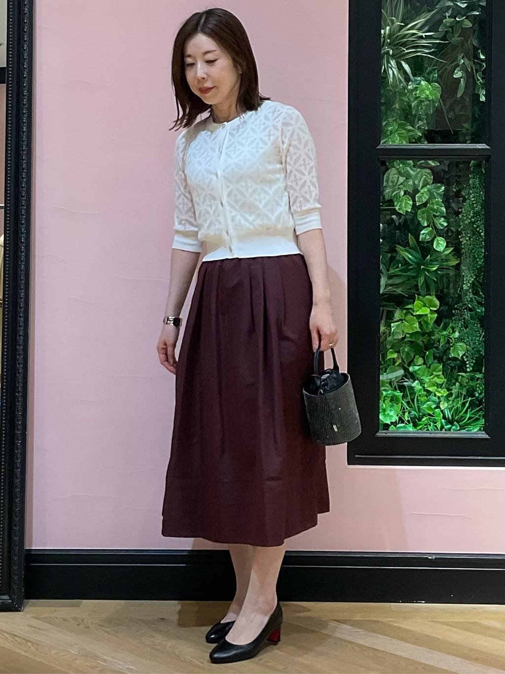 maruさんの「DRESSTERIOR｜【otonaMUSE5月号掲載】アーチフィットレザーパンプス」を使ったコーディネート