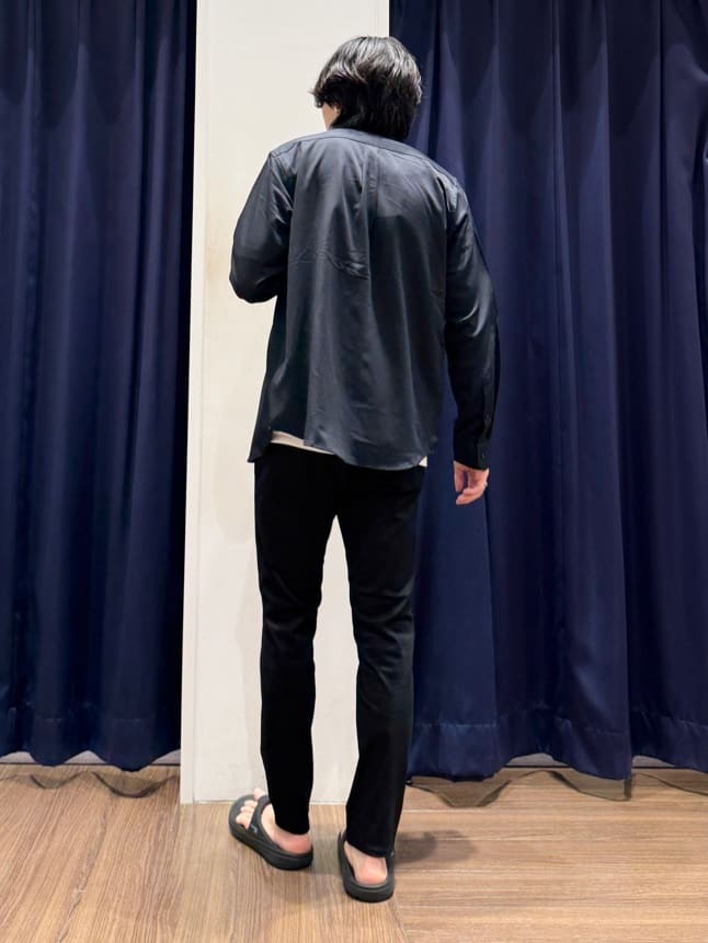 Tightさんの「THE SHOP TK｜スムースファイバー長袖シャツ 【吸水速乾/UVカット/軽量/イージーケア】」を使ったコーディネート