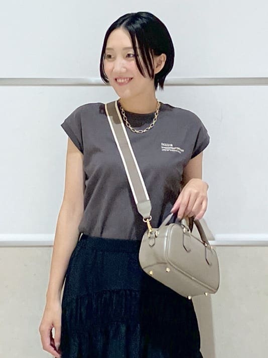 eriko さんの「Dessin｜【洗える】オーガニックコットンフレンチスリーブ」を使ったコーディネート