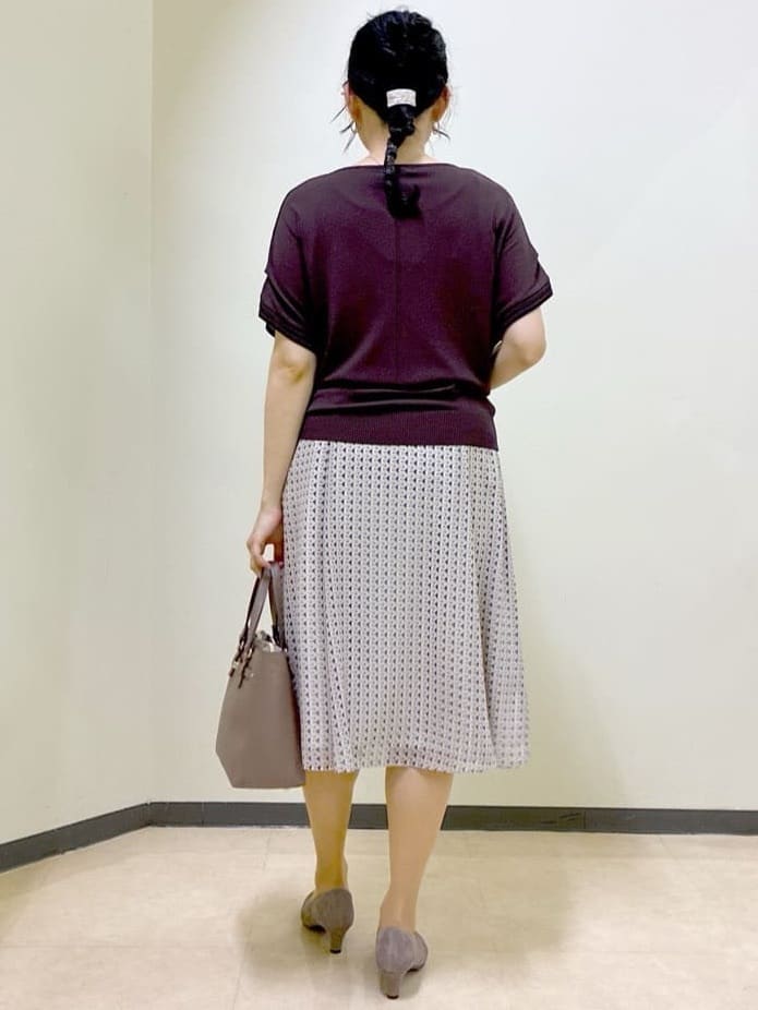  beni_gingerさんの「Reflect｜【選べる7色◎／手洗い可／二の腕カバー】半袖ニット」を使ったコーディネート