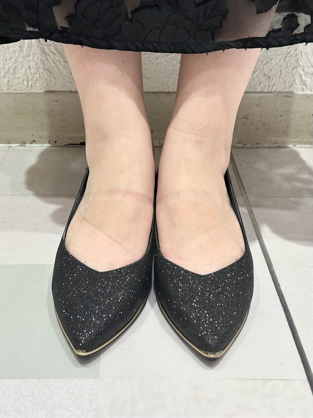 takeさんの「ESPERANZA｜ポインテッドウェッジパンプス」を使ったコーディネート