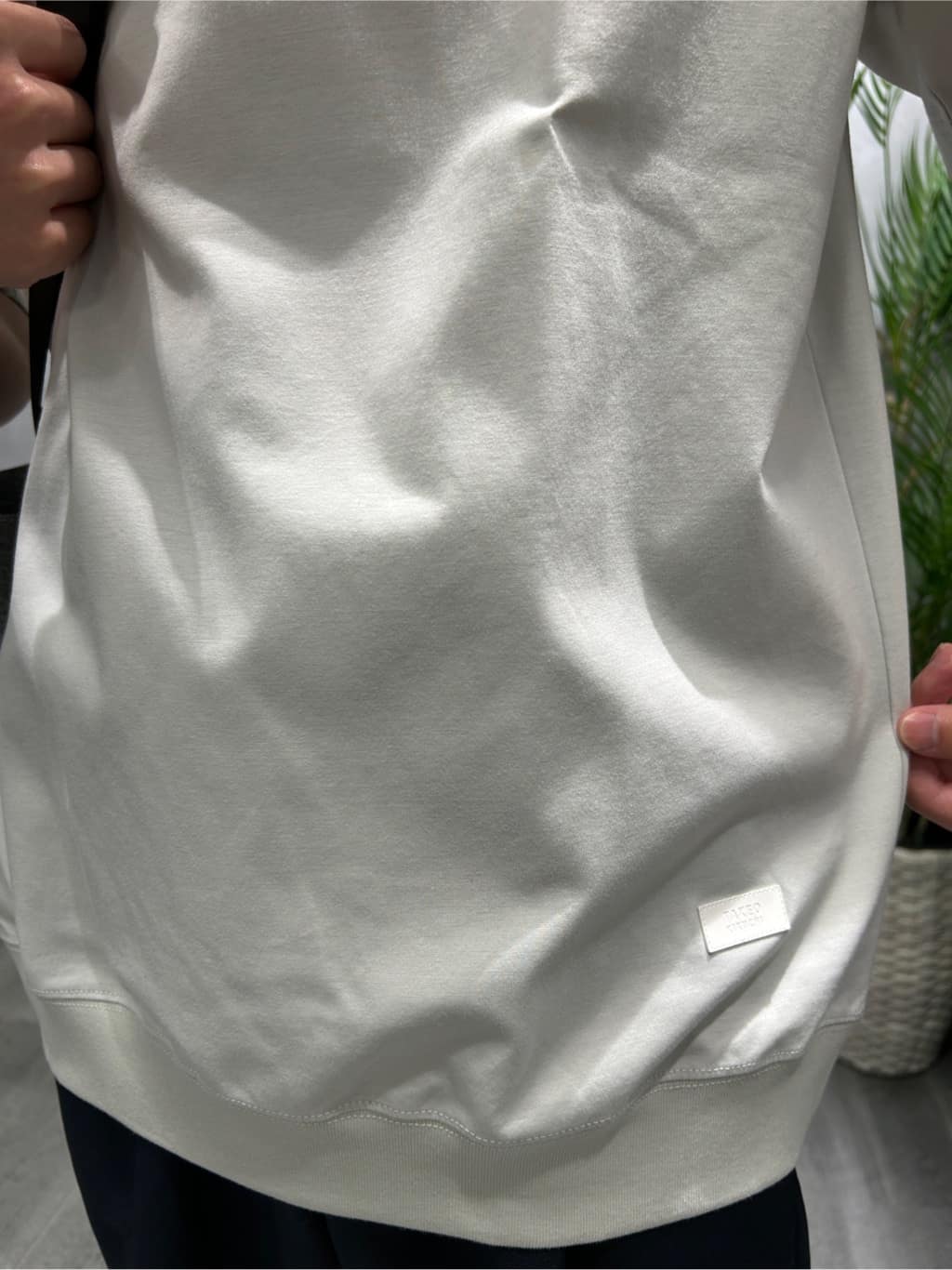 ruiさんの「TAKEO KIKUCHI｜【抗菌防臭／5サイズ展開】ハイゲージポンチ Tシャツ」を使ったコーディネート