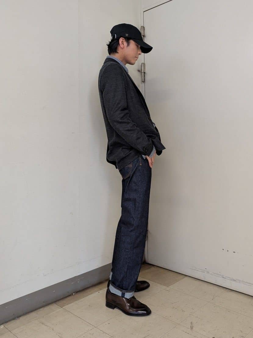 ryoさんの「TAKEO KIKUCHI｜【Sサイズ～】ラッセルメッシュ ジャケット」を使ったコーディネート