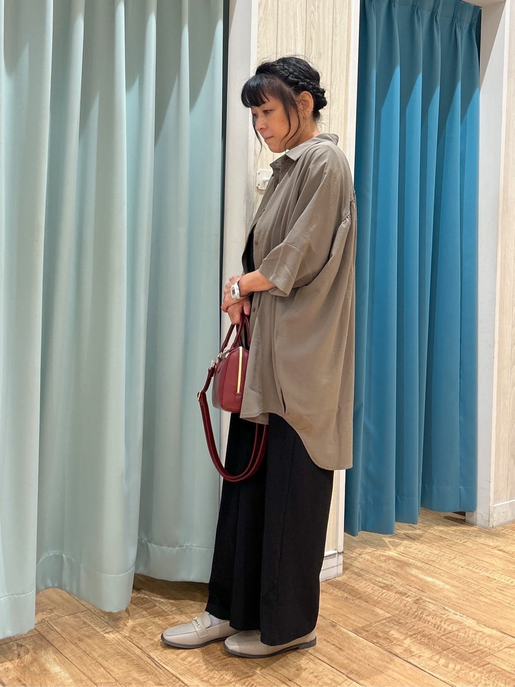 わかさんの「SHOO･LA･RUE｜【前後2WAY/洗える】さらっと着られるサロペット」を使ったコーディネート