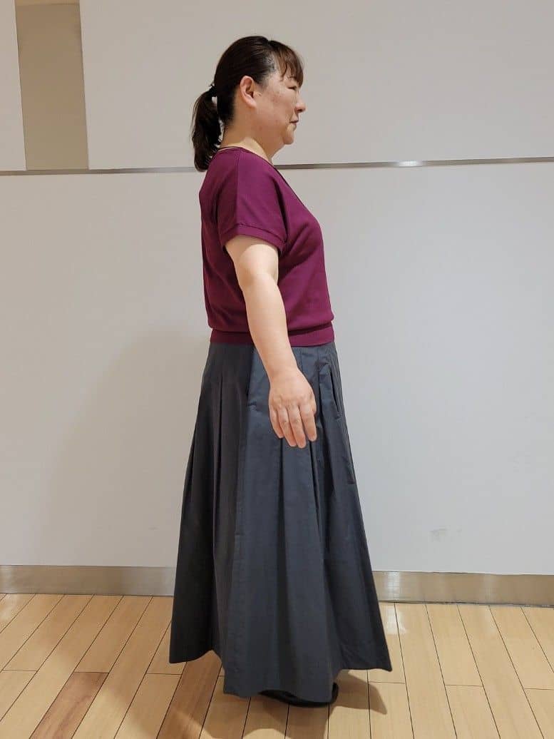 TAKAさんの「UNTITLED｜【洗える/前後2WAY】ネックプルオーバーニット」を使ったコーディネート